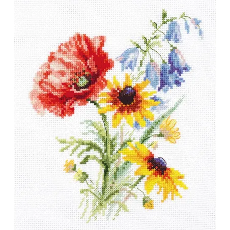 Bouquet avec coquelicot S2-48