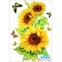 Rice card for decoupage "Sunflowers with butterflies" 21x29 cm AM400022D
