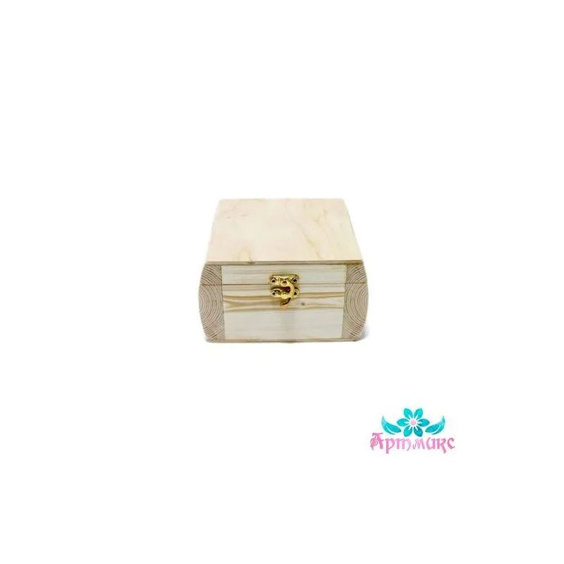Boîte-baril en pin massif, taille 15x15xh10 cm AH616003F