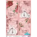 Rice card for decoupage "Romance of travel" size: 21*30 cm AM400268D