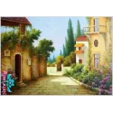 Rice card for decoupage "Coastal street" 21x29 cm AM400065D