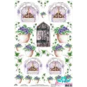 Reiskarte für Decoupage „Türen und Fenster Nr. 2“ Größe: 21*30 cm AM400333D