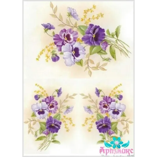 Reispapier für Decoupage "Vergissmeinnicht Nr. 2" 21x29 cm AM400140D