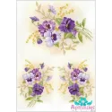 Reispapier für Decoupage "Vergissmeinnicht Nr. 2" 21x29 cm AM400140D