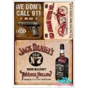 Reiskarte für Decoupage "Whiskey, motorcycle, pistol" 21x29 cm AM400150D