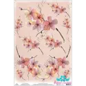 Carte de riz pour découpage "Magnolia délicat" 21x29 cm AM400164D