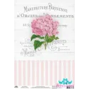 Reispapier für Decoupage "Vintage Motive, Hortensie Nr. 3" Größe: 21*30 cm AM400351D