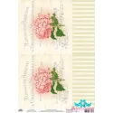 Ryžių kortelė dekupažui "Vintažiniai motyvai, hortenzijos Nr. 5" dydis: 21*30 cm AM400361D