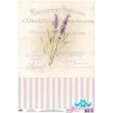 Rice card for decoupage "Vintage motives, lavender No. 2" size: 21*30 cm AM400363D