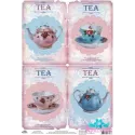 Rice card for decoupage "Teapots and cups, shabby chic" size: 21*30 cm AM400254D