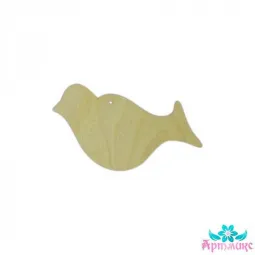 Pendentif en contreplaqué "Bird" taille: 11.5х7 х0.4 cm AM777705F