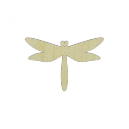 Plywood blank  "Dragonfly" size: 12х8.5х0.4 cm AM777708F