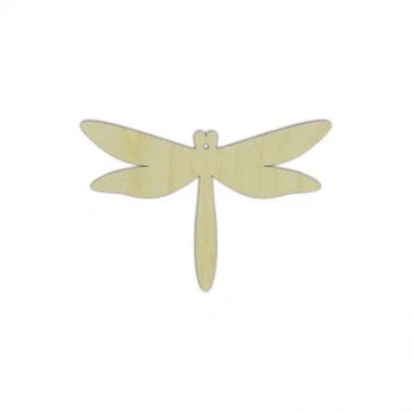 Plywood blank  "Dragonfly" size: 12х8.5х0.4 cm AM777708F