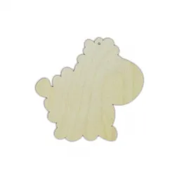 Sperrholzrohling "Lamb" Größe: 12х11х0.4 cm AM777722F