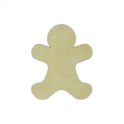 Plywood blank "Gingerbread Man" size: 9.5х12 х0.4 cm  AM777724F