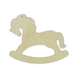 Découpe en contreplaqué "Cheval" taille: 15х12х0.4 сm AM777725F