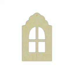 Sperrholzrohling  "Fenster" Größe: 8х13х0,4 сm AM777728F