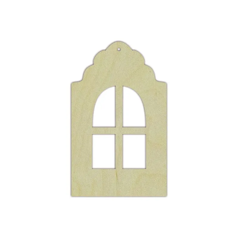 Sperrholzrohling „Fenster“ Größe: 8×13×0,4 cm AM777728F