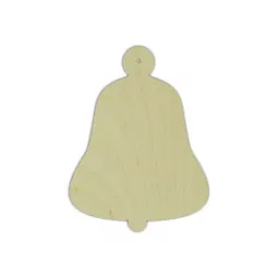 Sperrholzrohling "Große Glocke" Größe: 10х13х0.4 сm AM777729F