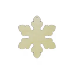 Plywood blank  "Snowflake No 2" 11х0.4 сm AM777736F