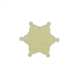 Plywood blank  "Snowflake No. 3" size: 9х0.4 сm  AM777737F