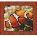 Diamond painting kit Clown Fish 20х18 cm AZ-1061