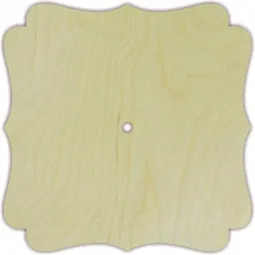 Заготовка для часов из фанеры №39, 22х22х0,4 см AM777135F