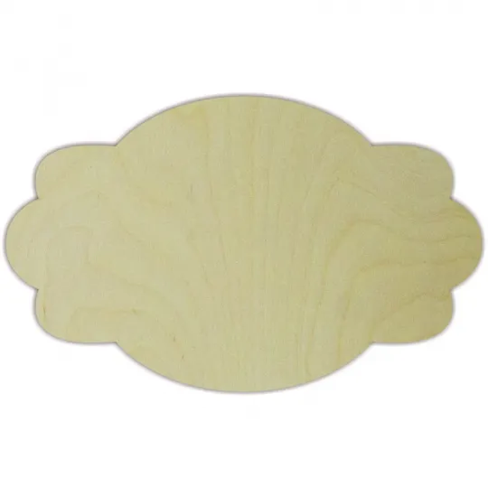 Plaque vierge en contreplaqué n° 6, taille : 18х29х0,4 cm AM777205F