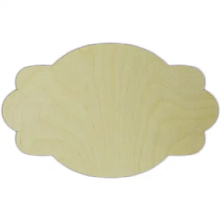 Plaque vierge en contreplaqué n° 6, taille : 18х29х0,4 cm AM777205F