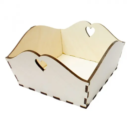 Plywood blank  Sugar bowl size: 22х22х13 cm AM777508F
