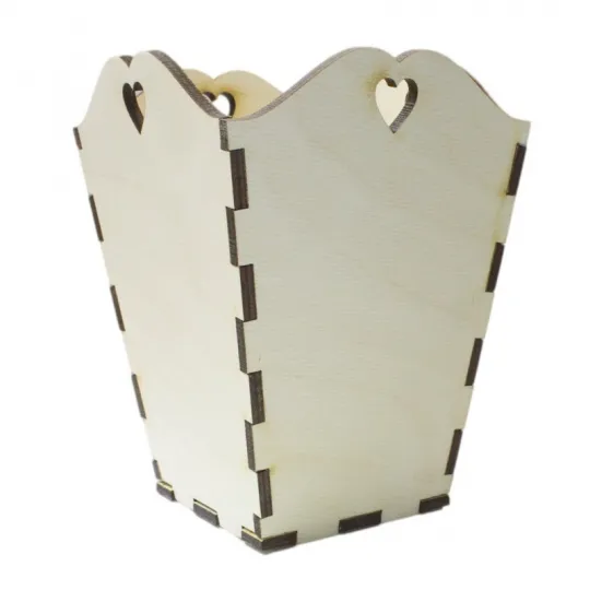 Plywood blank  Pot-vase size: 21х15х17 сm AM777516F