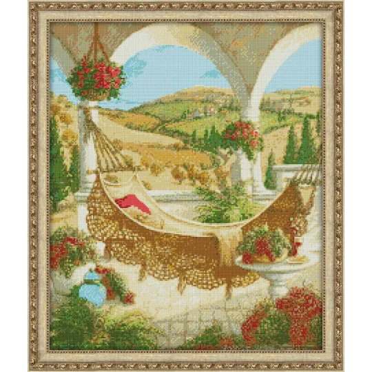 (Eingestellt) Diamant Malerei Set Hängematte 50х60 cm AZ-1149