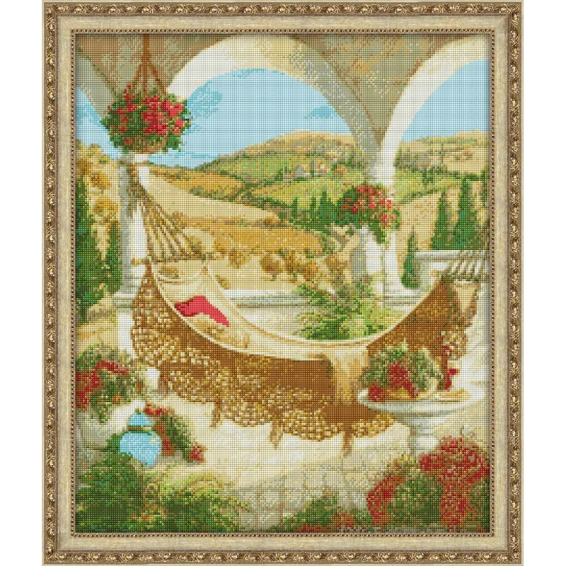 (Eingestellt) Diamant Malerei Set Hängematte 50х60 cm AZ-1149