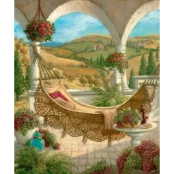 (Discontinued) Diamond Painting Kit Hammock 50х60 cm AZ-1149