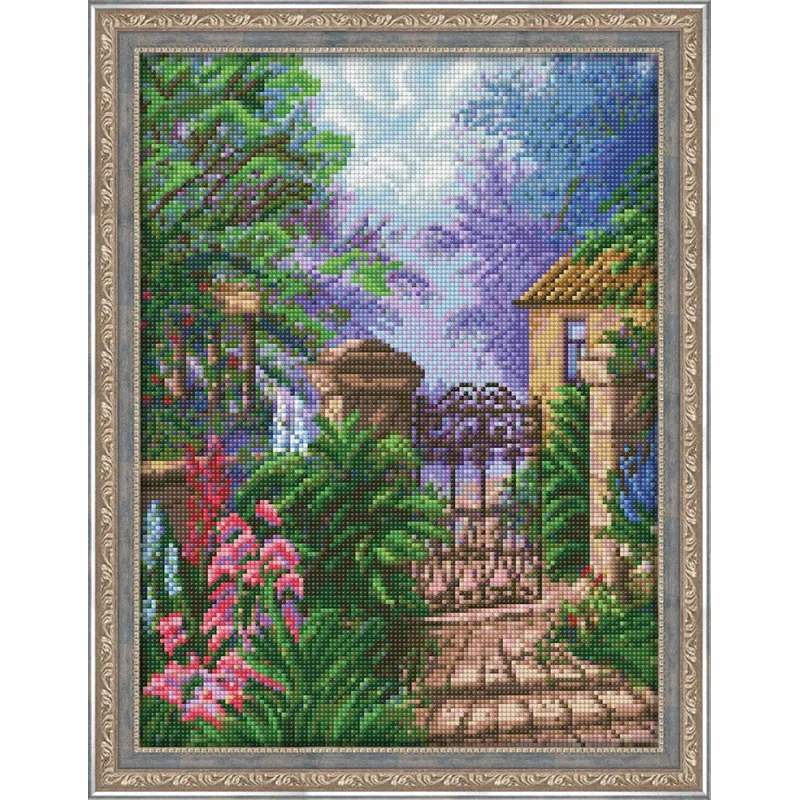 Diamond painting kit Gates to the Garden 30*40 cm AZ-1329