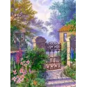 Deimantų tapybos rinkinys Gates to the Garden 30*40 cm AZ-1329