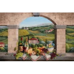 (Eingestellt) Diamond Painting Kit Toskana 3 60х40 cm AZ-1108