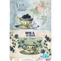 Reiskarte für Decoupage "Tea theme" Größe: 21 * 30 cm AM400260D