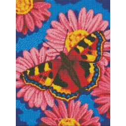 (Discontinued) Diamond Painting Kit Butterfly Size: 40х30cm AZ-1360