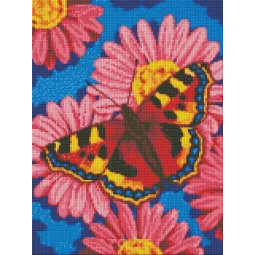 (Discontinué) Kit de peinture diamant papillon Taille : 40x30cm AZ-1360