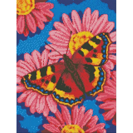 (Arrêté) Kit de broderie diamant Papillon Taille : 40x30cm AZ-1360