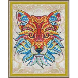 (Abandonné) Kit de broderie diamant Renard 30х40 cm AZ-1577