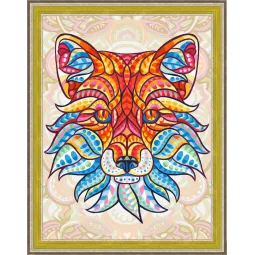 (Снят) Картина Стразами Тотемный Лис AZ-1577