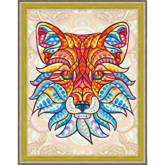 (Nicht mehr im Sortiment) Diamond Painting Set Fuchs 30х40 cm AZ-1577