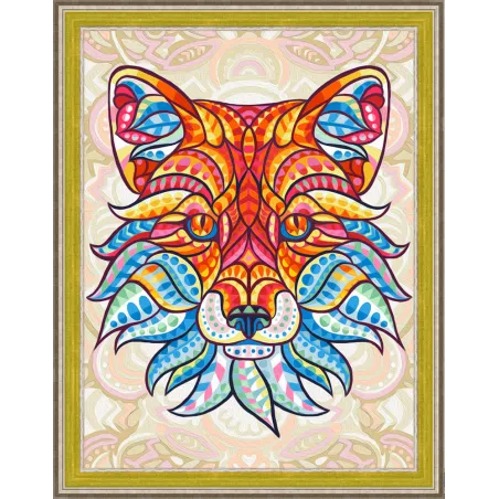 (Nicht mehr im Sortiment) Diamond Painting Set Fuchs 30х40 cm AZ-1577