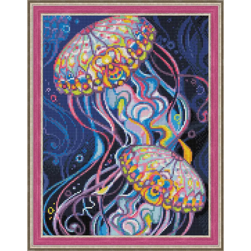 (Discontinué) Kit de peinture diamant Méduse 30х40 cm AZ-1579