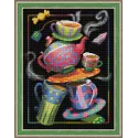 Diamond painting kit Tea Fantasy 30х40 cm AZ-1581