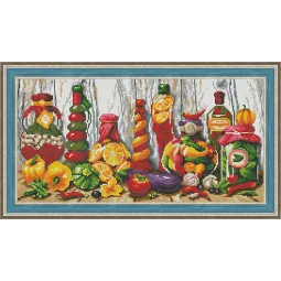 (Eingestellt) Diamant-Malerei-Set Pikles 30х60 cm AZ-1583