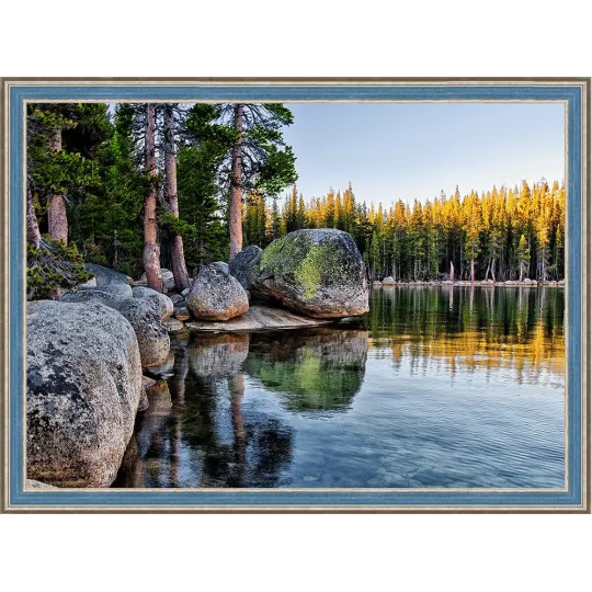 Картина Стразами Озеро в Карелии AZ-1497