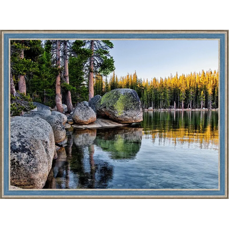 Картина Стразами Озеро в Карелии AZ-1497